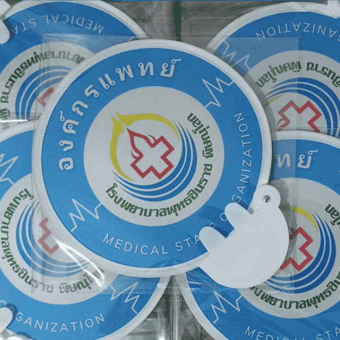 พัดสปริง ด้ามพลาสติก